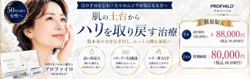 肌の土台からハリを取り戻す治療「プロファイロ」